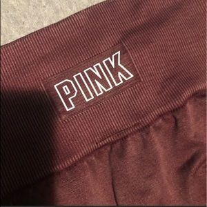 Pink Victoria’s Secret Seamless Workout Leggings